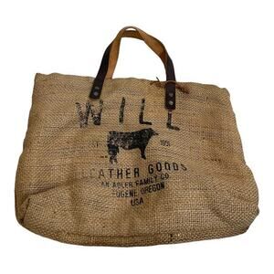 Will Leather Goods Burlap Project‎ Bag Reversible Eugene Oregon
